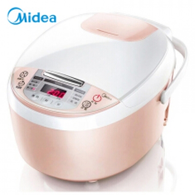 美的（Midea）電飯煲 微壓蒸汽閥 24小時預約 黃晶內膽3L電飯鍋MB-WFS3018Q