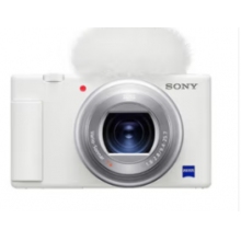 索尼（SONY）ZV-1 Vlog相機(jī) 4K視頻/美膚拍攝/強(qiáng)悍對焦/學(xué)生/入門 (ZV1) 白色