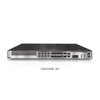 華為HUAWEI企業(yè)級(jí)防火墻千兆8GE, 2*10GE SFP+, 2GE SSL VPN企業(yè)安全酒店商場(chǎng)辦公室會(huì)議室機(jī)架式USG6309E-AC