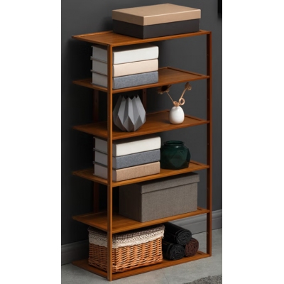 楠竹家用防塵置物架      五層52長(zhǎng)