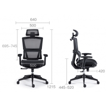  小蠻腰雙背人體工學(xué)轉(zhuǎn)椅 坐躺兩用撐腰護頸 高彈網(wǎng)面可調(diào)節(jié)滑動 電腦椅辦公椅電競椅子 【經(jīng)典款】黑色 