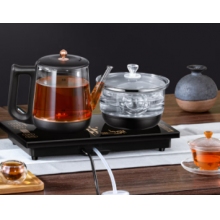 榮事達電熱水壺全自動上水壺套裝茶盤嵌入式茶臺煮茶器恒溫?zé)飨緹畨匾惑wRS-GL08T1