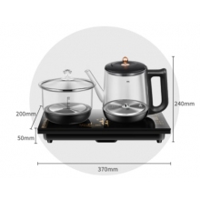 榮事達電熱水壺全自動上水壺套裝茶盤嵌入式茶臺煮茶器恒溫?zé)飨緹畨匾惑wRS-GL08T1