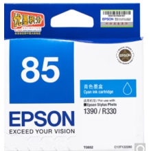 愛(ài)普生（Epson）T0852 (T1222) 青色墨盒 （適用PHOTO 1390 R330）