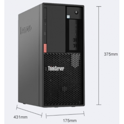 聯(lián)想（Lenovo）TS80X丨T100C小主機服務器工作站塔式臺式機國產辦公電腦ERP財務信創(chuàng)定制 【TS80X】至強E2224G四核 3.5GHz 16G內存丨2*1T